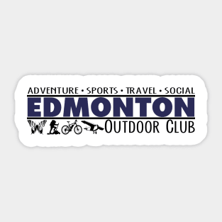 Edmonton Outdoor Club (Small Logo) Sticker